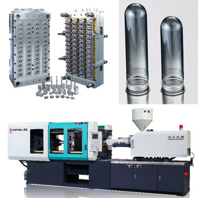 Machine de moulage par injection de préforme de PET PLC 50 - 100 mm Trait de buse 2 - 4 tonnes Force d'éjection